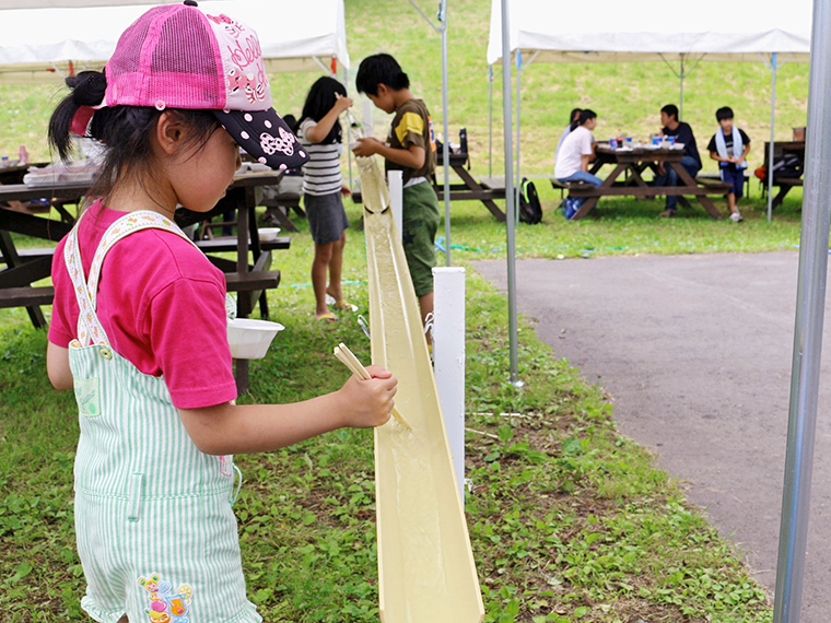 流しそうめん（1人500円）で夏を感じよう