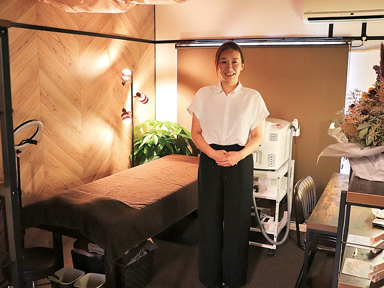 完全個室のゆったりな空間。男性や子ども連れも大歓迎!