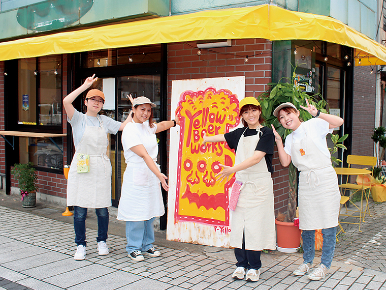 文化通りが明るくなったような個性的店舗とスタッフ