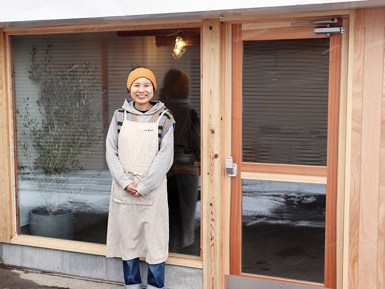東京などでパン屋修業を経て帰福。念願の店をオープンした