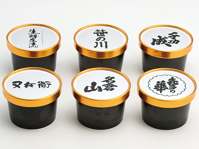 【2022-23年グランプリ/パッケージデザイン部門 ゴールド】福島市「野田鉄工」の「福島県内六酒蔵酒粕ジェラートセット」