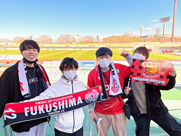 サッカーを愛する学生たちが、サッカーを通して、福島の学生たちと福島を盛り上げる！