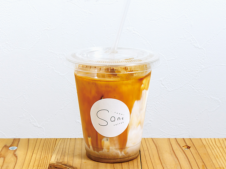 「カフェラテ(アイス)」(500円)
