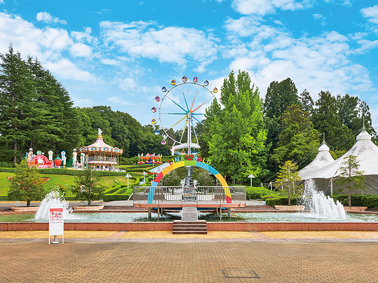 東北最大級の遊園地「リナワールド」。2023年シーズンの営業は11月23日（祝）まで。キャンペーンの対象は入園ゲートと、レストラン「カフェテリア・リナ」