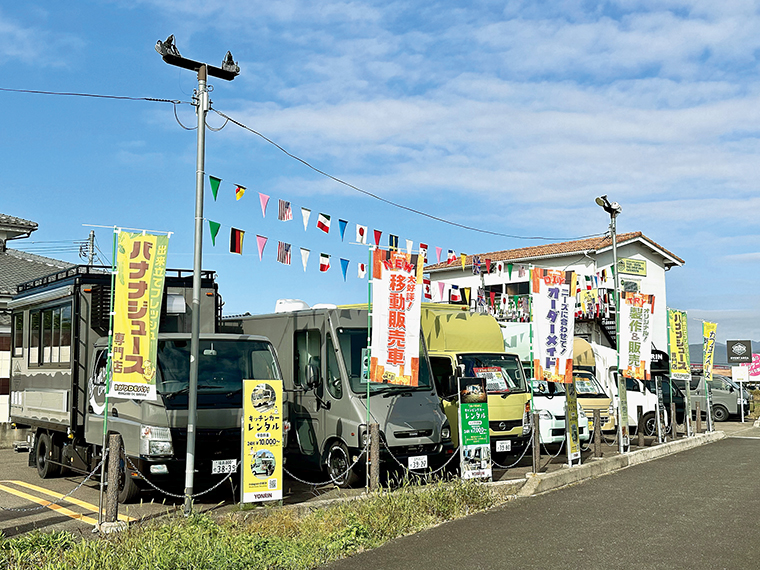 レンタルだけでなく、オリジナルキッチンカー・キャンピングシェルの製作もOK