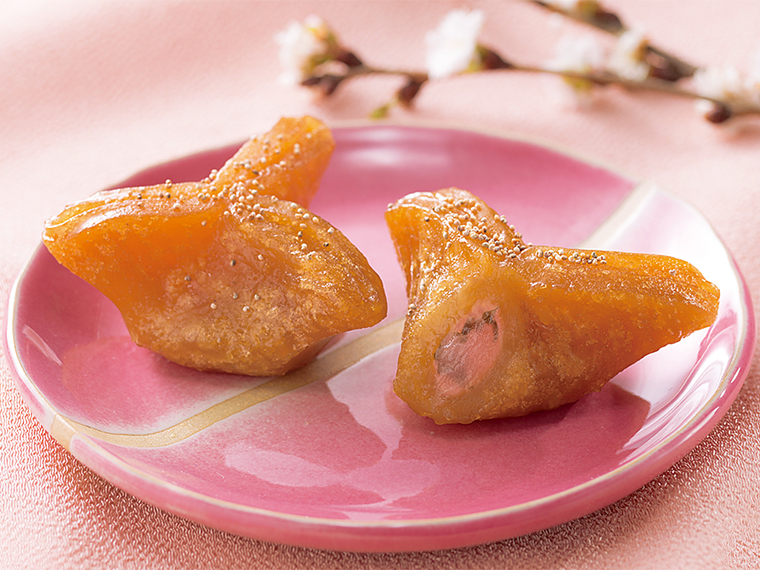 「家伝ゆべし さくらあん」(1箱6個入り 896円)