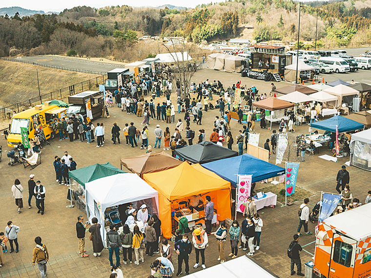「田村市キッチンカー移住チャレンジ」のキッチンカー販売も実施する