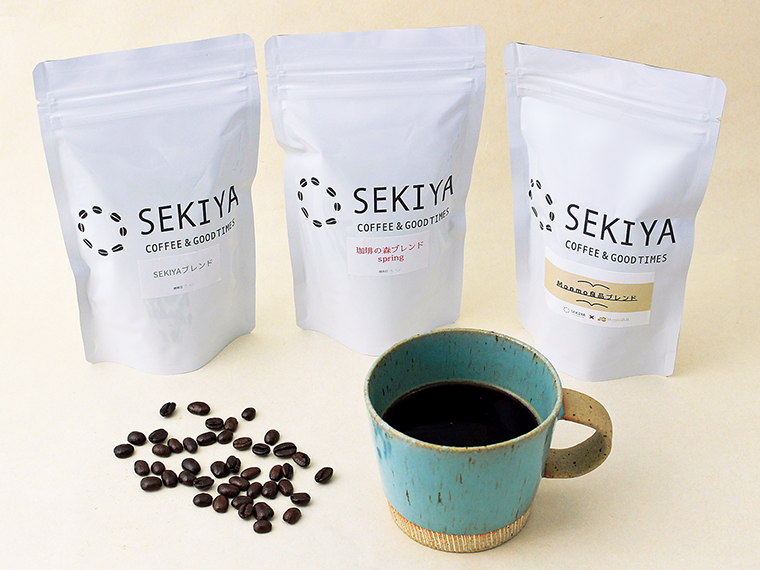 「ブレンドコーヒー3種セット（各100g）」（2,250円）【SEKIYA COFFEE＆GOOD TIMES［福島市］】