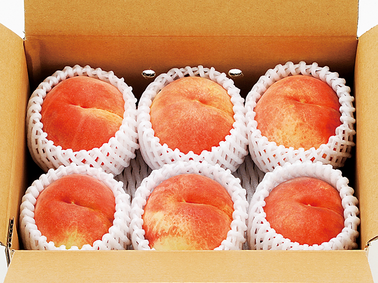 ［予約は7月15日（祝）まで。7月下旬から順次発送］「伊達の旬の桃 1.5kg（5、6玉） ※限定50箱」（2,100円）【伊達水蜜園［伊達市］】