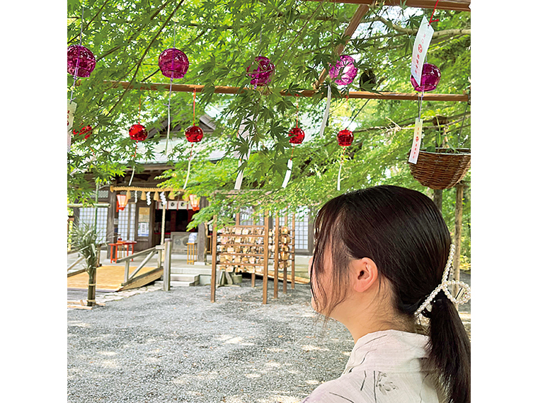 映える写真スポットとしても人気。浴衣でも訪れたい