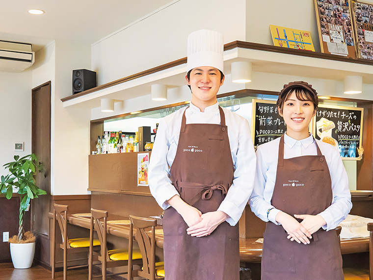 2020年に夫婦で鏡石町の地域おこし協力隊に入隊し、2023年に鏡石町にレストラン「poco a poco」をオープンさせた小柳夫妻