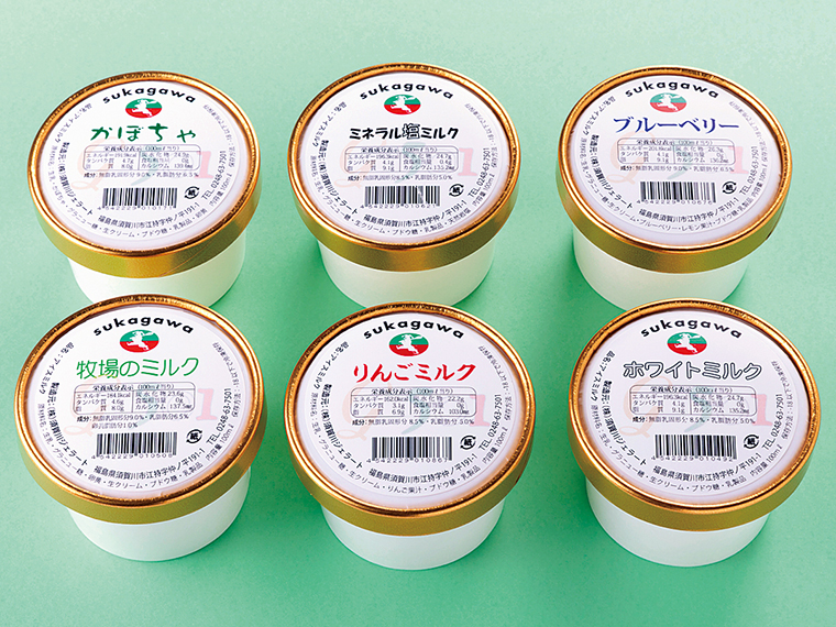「こだわりの無添加ジェラートセット」（2,980円）【自然栽培の薄井農園［須賀川市］】