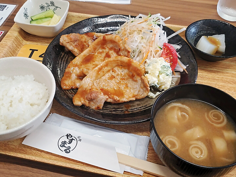 2024年7月追加の新メニュー「ロース味噌定食」(900円)