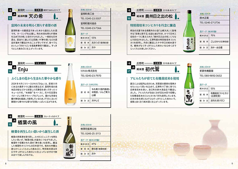 対象の地酒を購入するともらえる「地酒御集印帳」。相双地域の地酒や特産品の情報などが掲載されているので必見！