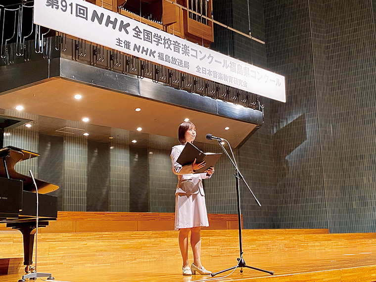 2024年8月23日、「Nコン福島県コンクール 高等学校の部」で初めての司会！