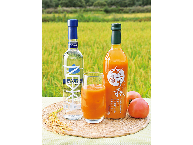 「ねっかウオッカ」と 「夏秋（かしゅう）」（トマトジュース）のセット（3,920円）【合同会社 ねっか［只見町］】