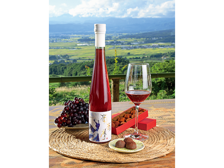 「葡萄夢（えびろまん）山ぶどうワイン＆ Kitakata Lesangeセット（2,800円）【WINERY JUN（ワイナリージュン）×月光（つきのひかり）［喜多方市］】