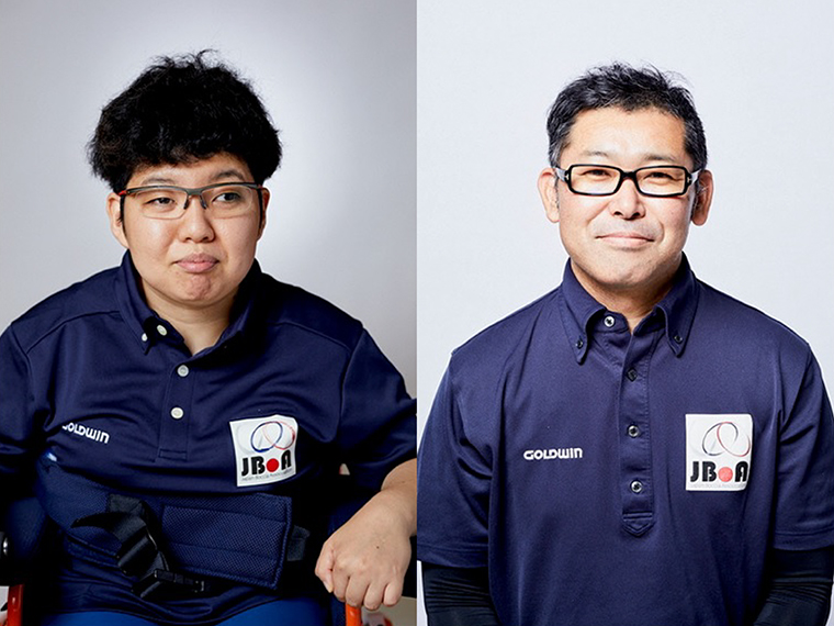 「パリ 2024 パラリンピック」ボッチャ競技日本代表選手の遠藤裕美氏(左)、ボッチャ競技前日本代表監督を務めた村上光輝氏(右)を講師に迎える