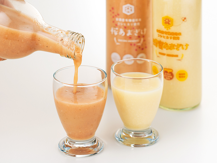 【春限定】「あまざけ2種セット（桜・蜂蜜）」（3,800円）【八二醸造 ［会津坂下町］】
