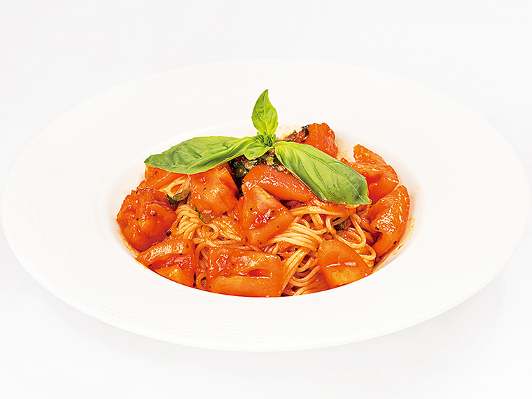 「冷製トマトとバジルのカッペリーニ」(1,530円※店内飲食税込1,683円)