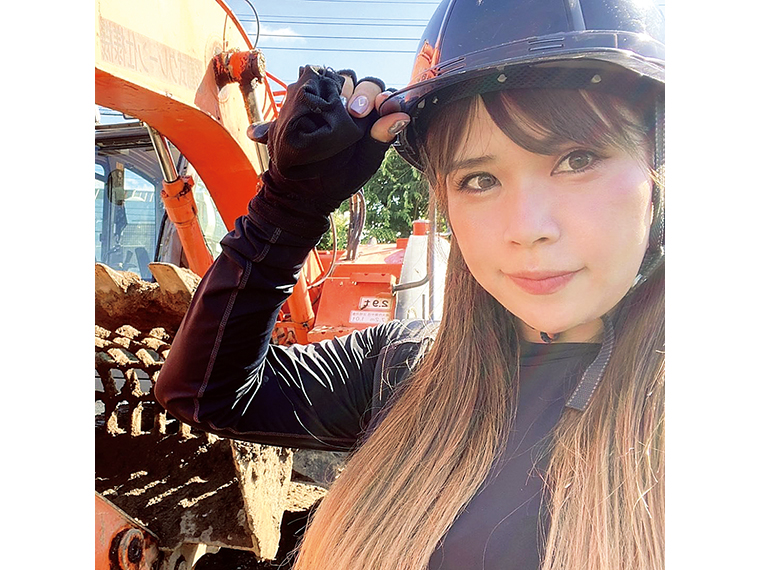 重機女子・Kaoriさん