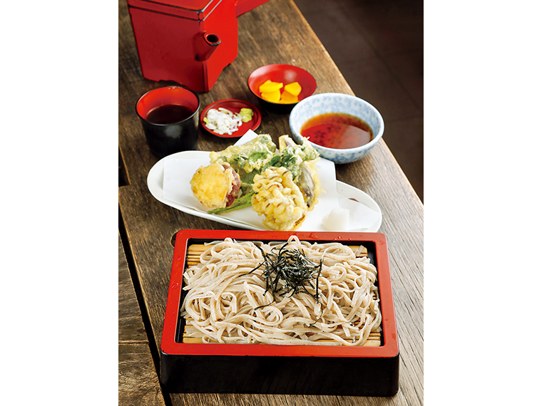 「天ざるそば」(1,350円)