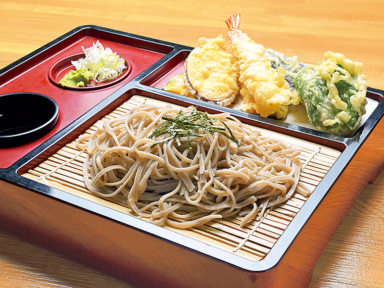 「天ざるそば」（1,480円）
