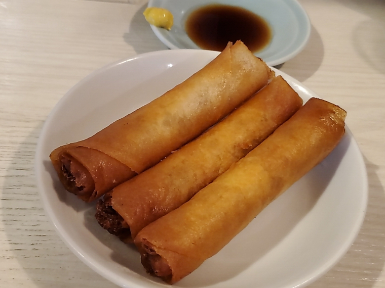 春巻きの皮のクリスピーな香ばしさ(550円)