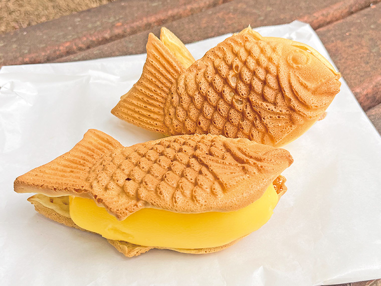 「たい焼き（クリーム）」（1個180円）