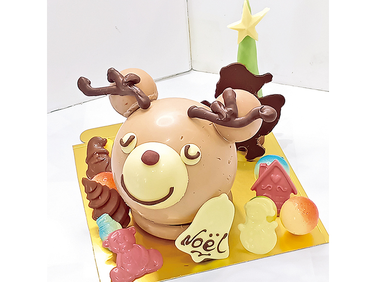 21. トナカイのショコラクリスマス［二本松市／SWEET HOUSE（スイートハウス）］【2名様】