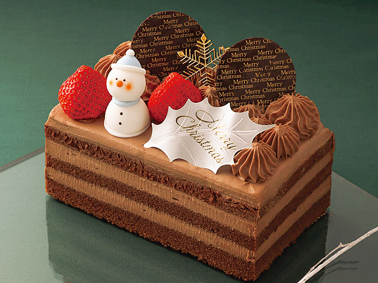 16. チョコレートケーキ（9cm×15cm×7cm）［福島市／レパコガーデン本店］【1名様】