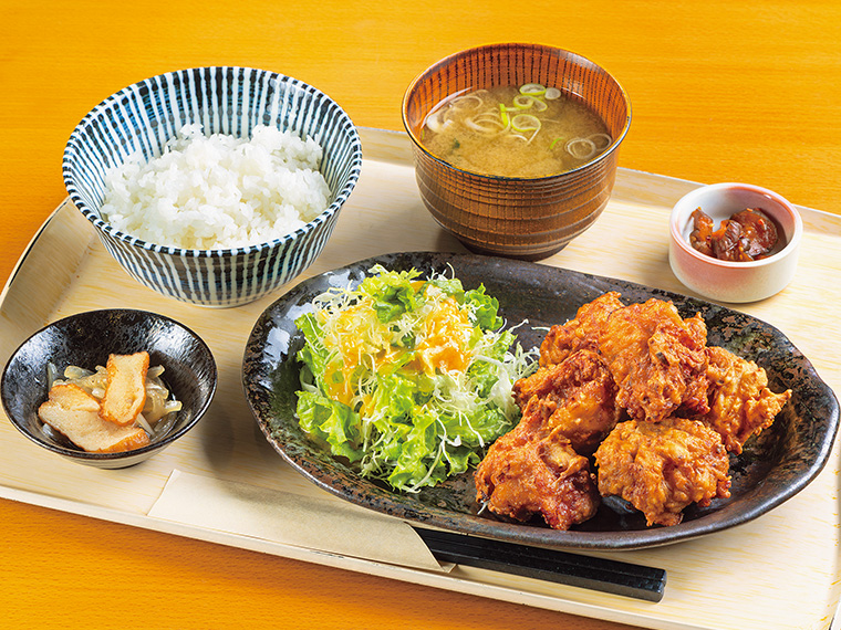 「とり唐定食」（1,180円）