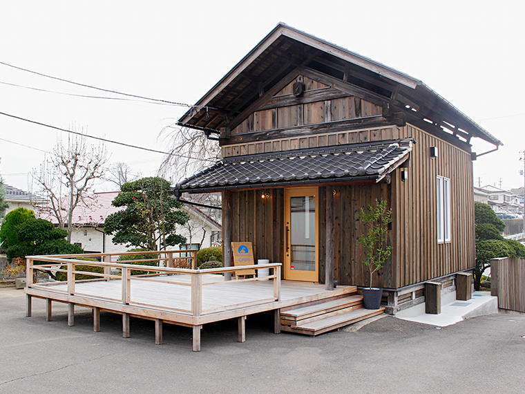 江戸時代に建てられた蔵を生かした、落ち着いたたたずまいが魅力