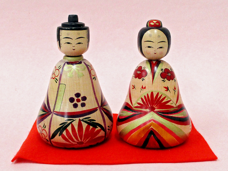 こけし雛展】福島市「西田記念館」で東北各地のこけし雛約90組を集めた