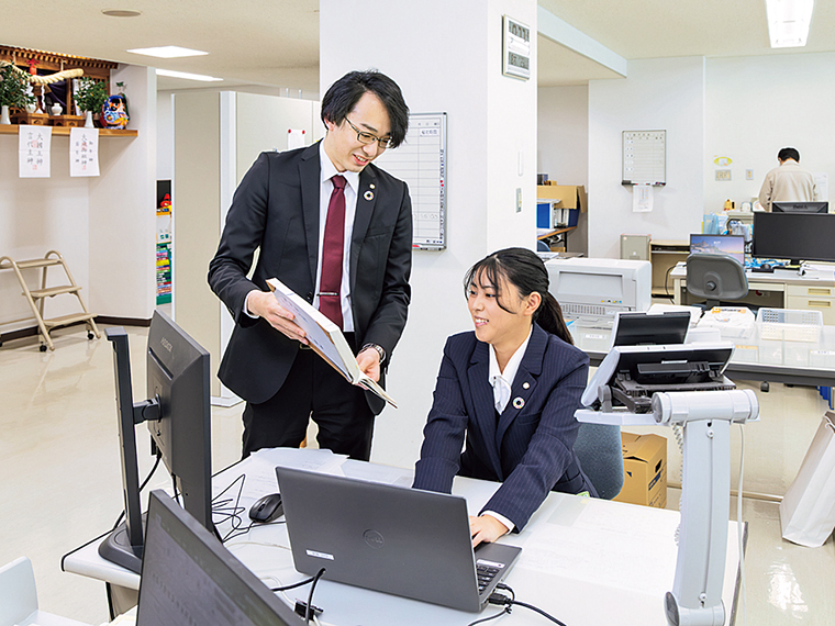 OJT教育と研修制度が充実