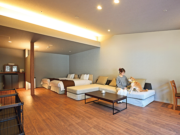 『丸峰観光ホテル』愛犬ルーム（1泊2食付き・部屋食プラン）ペア招待券【ペア1組様】