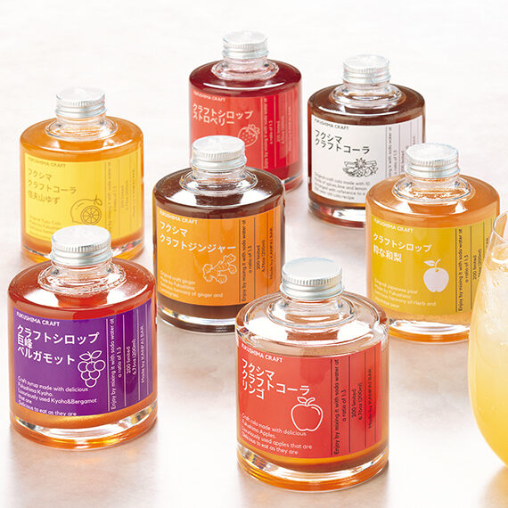 「季節のクラフトシロップ（3本セット）」（5,980円）【ニックファンズ［福島市］】