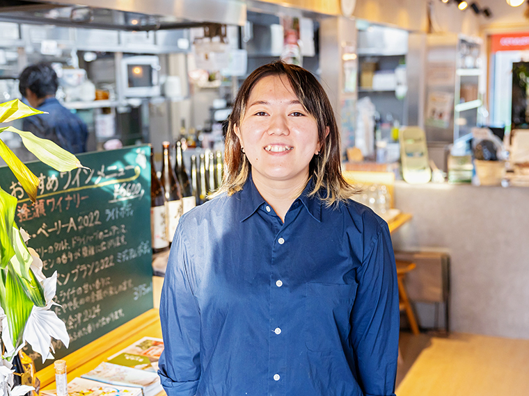 店長・池田未帆さん。弾けるような笑顔がとても素敵です