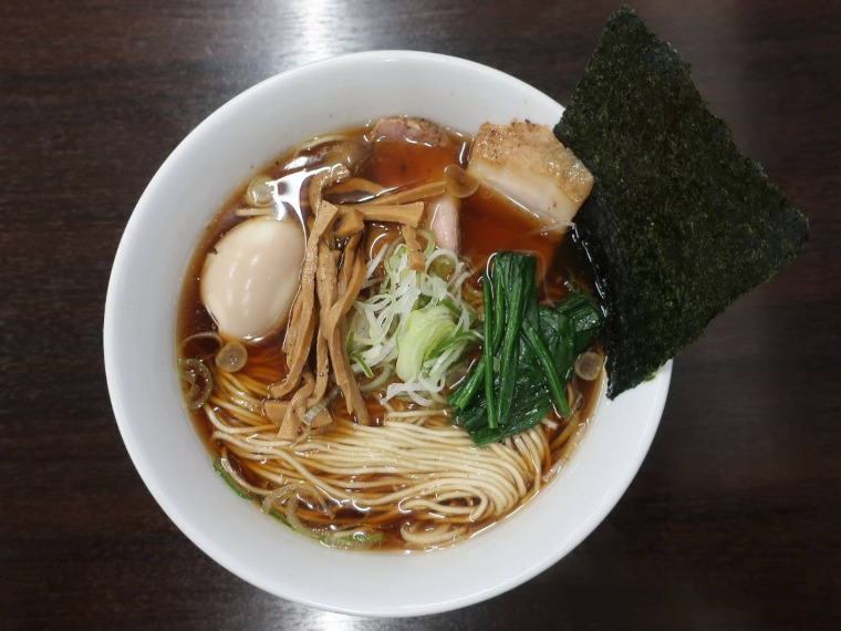 「味玉中華そば」（1,100円）