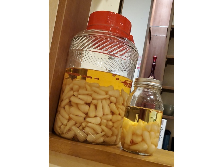 らっきょうの瓶はズルいほどに魅力的