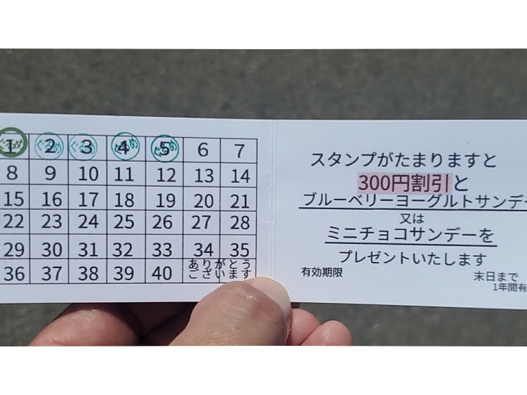 ポイントが溜まる前からデザートをどっちにするか迷ってます