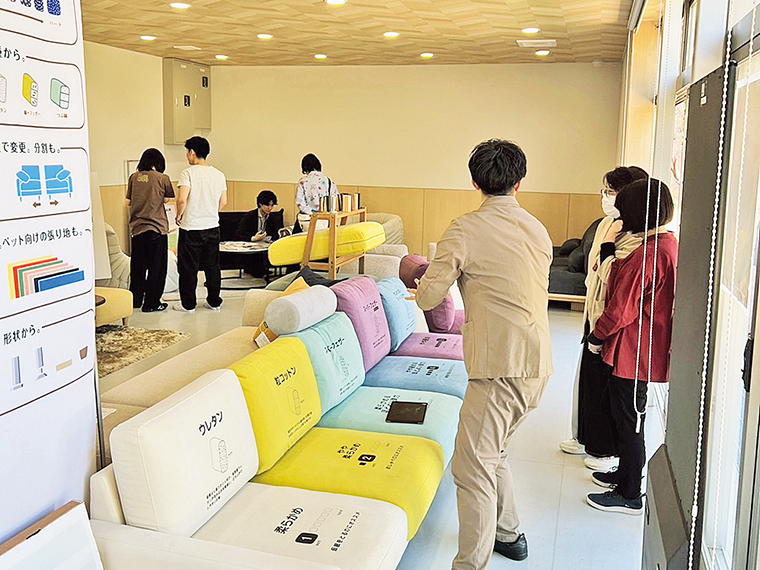 2026年5月に開催したイベントの様子。見て触れて、心地良さを体感して