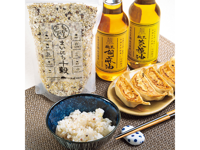 「おうちごはんの極み！五感で味わうオイル＆雑穀セット」（3,672円）【たなつものカンパニー［二本松市］】