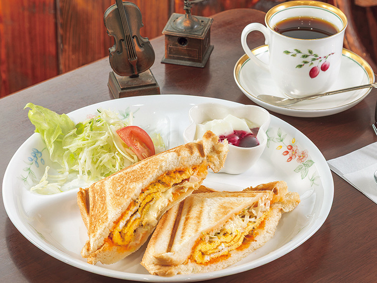 「Aモーニングセット」（780円）【モーニングタイム】9：00～11：30