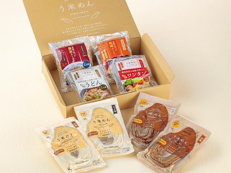 「「う米めん」詰め合わせ」（3,480円）【アルファ電子［須賀川市］】