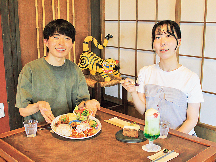 「スタッフの創意工夫に富んだ料理は温もりのある優しい味わいでした。」by.尊　「お食事プレートは、栄養満点で色鮮やかな料理に心躍ります！」by.優